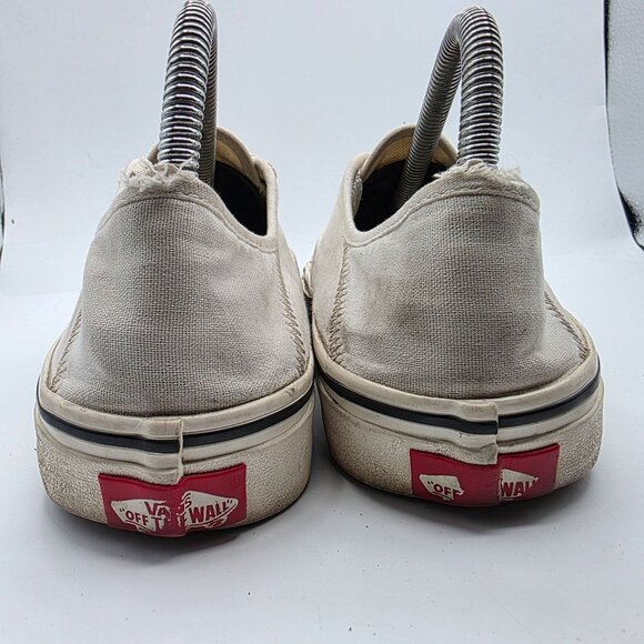 Vans EcoCush Womens Size 9 White Canvas Sneakers Floral Embroidery Casual - Picture 5 of 13